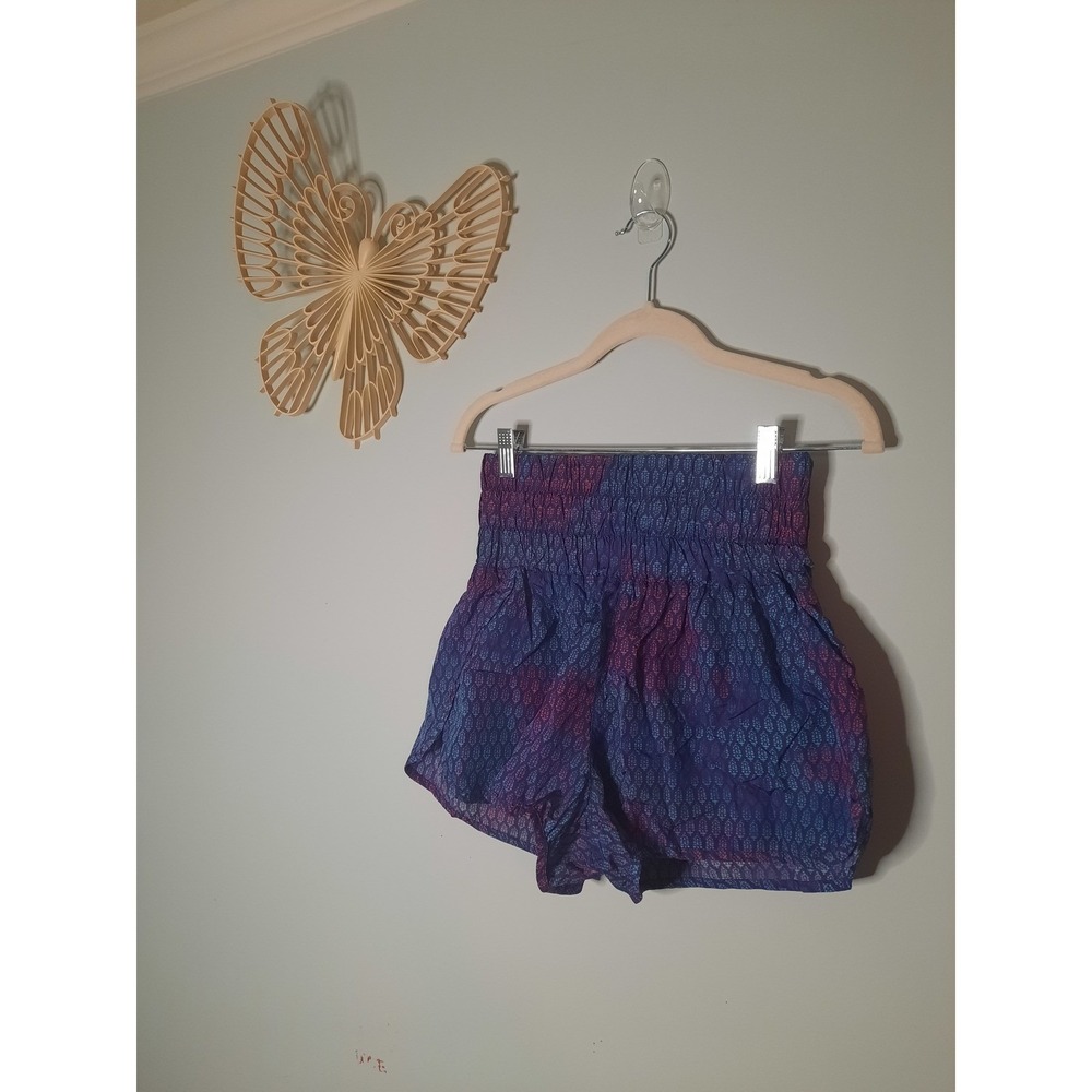 FP Movement Sz Small By FP, FP Logo Feather Active Shorts, Mermaid Colors